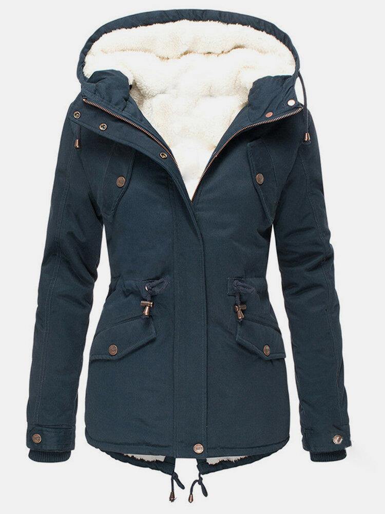 Herlene - Winter coat for women with fleece lining and hood