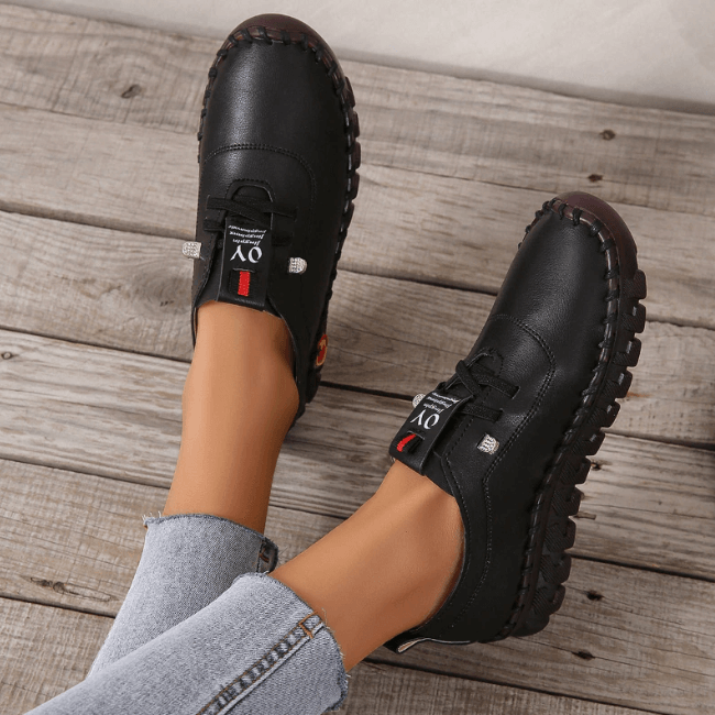 Orthopedische soepele anti-slip sneakers instappers dames Jeecey