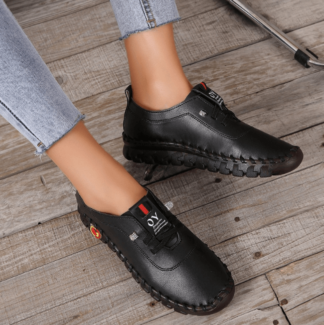 Orthopedische soepele anti-slip sneakers instappers dames Jeecey
