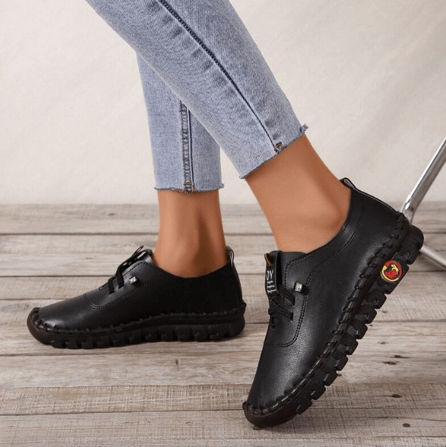 Orthopedische soepele anti-slip sneakers instappers dames Jeecey