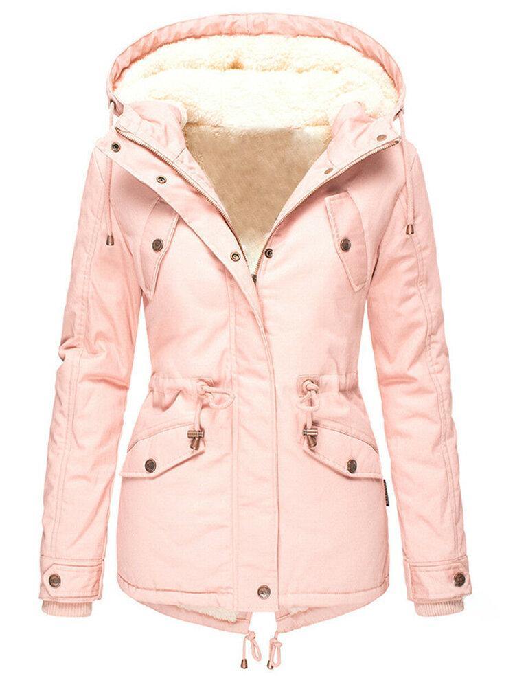 Herlene - Winter coat for women with fleece lining and hood