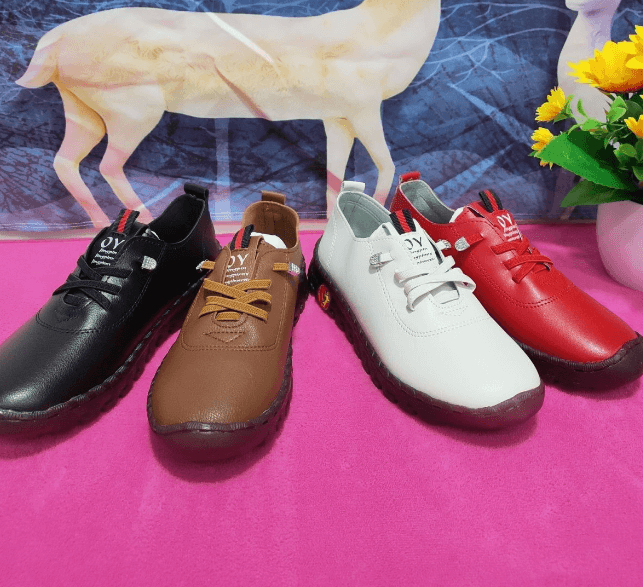 Orthopedische soepele anti-slip sneakers instappers dames Jeecey