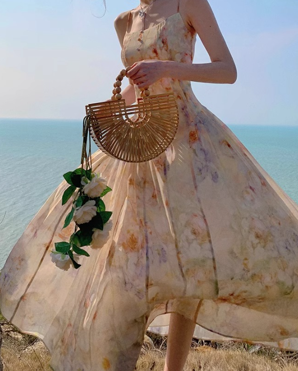 Floral Fairy Tale Dress Cotton Maxi Dress Lucy-melbourne