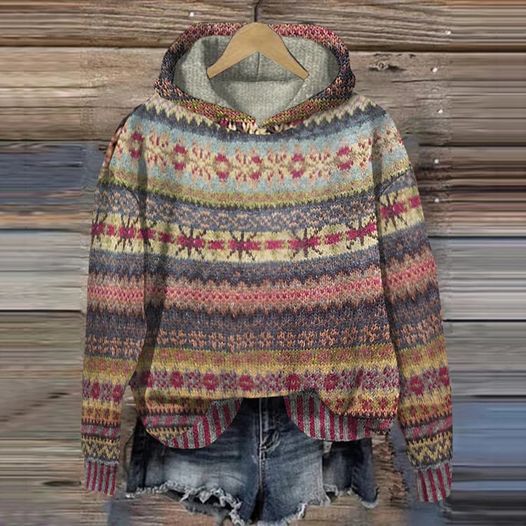 Lanie - Knitted hoodie sweater