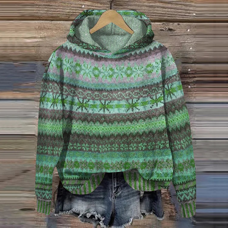 Lanie - Knitted hoodie sweater