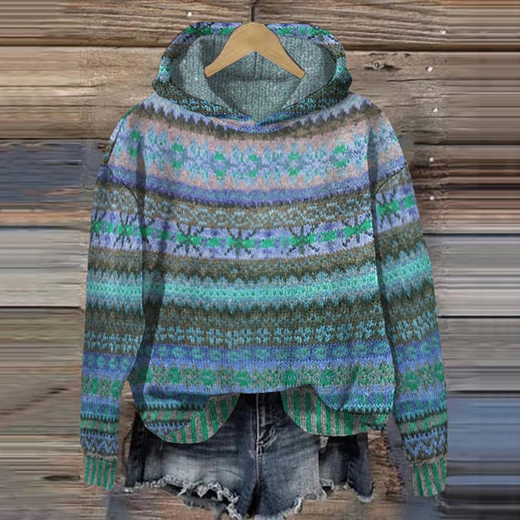 Lanie - Knitted hoodie sweater