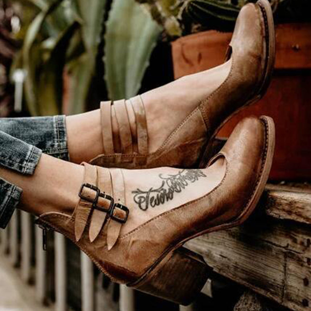 Lerra - Comfortable Buckle Shoe for Ladies