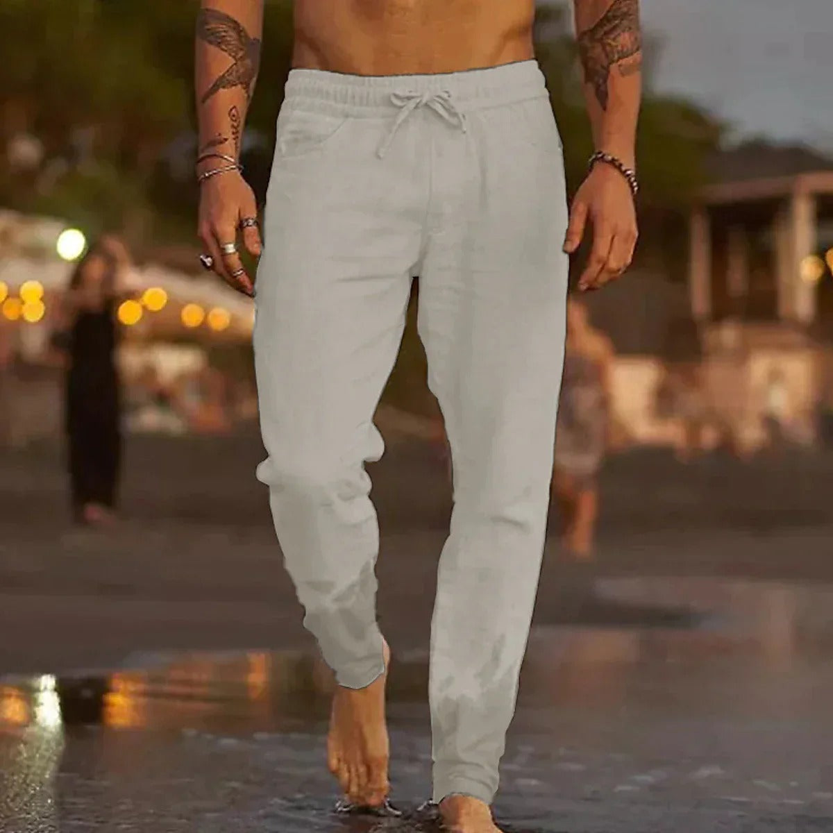 Casual linnen broek voor heren – Jaxx Jeecey