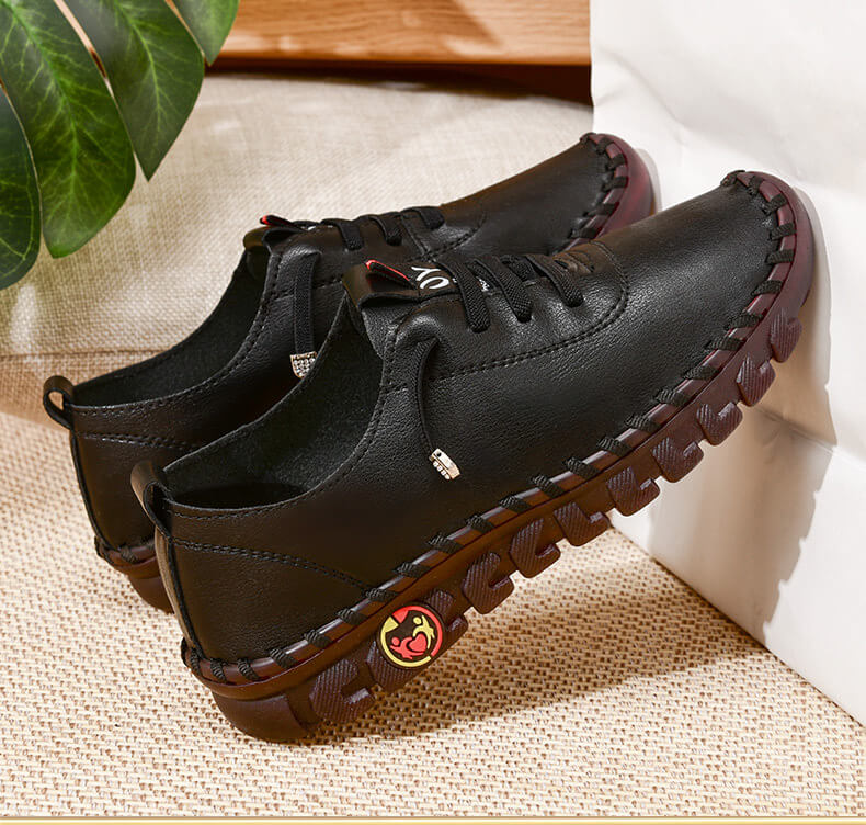 Orthopedische soepele anti-slip sneakers instappers dames Jeecey