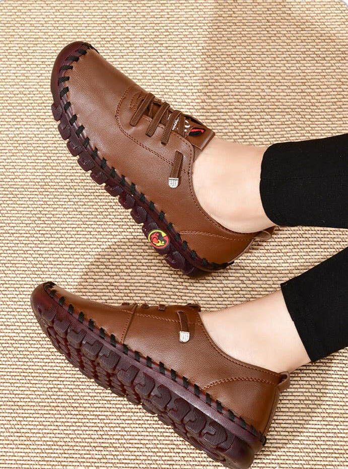 Orthopedische soepele anti-slip sneakers instappers dames Jeecey