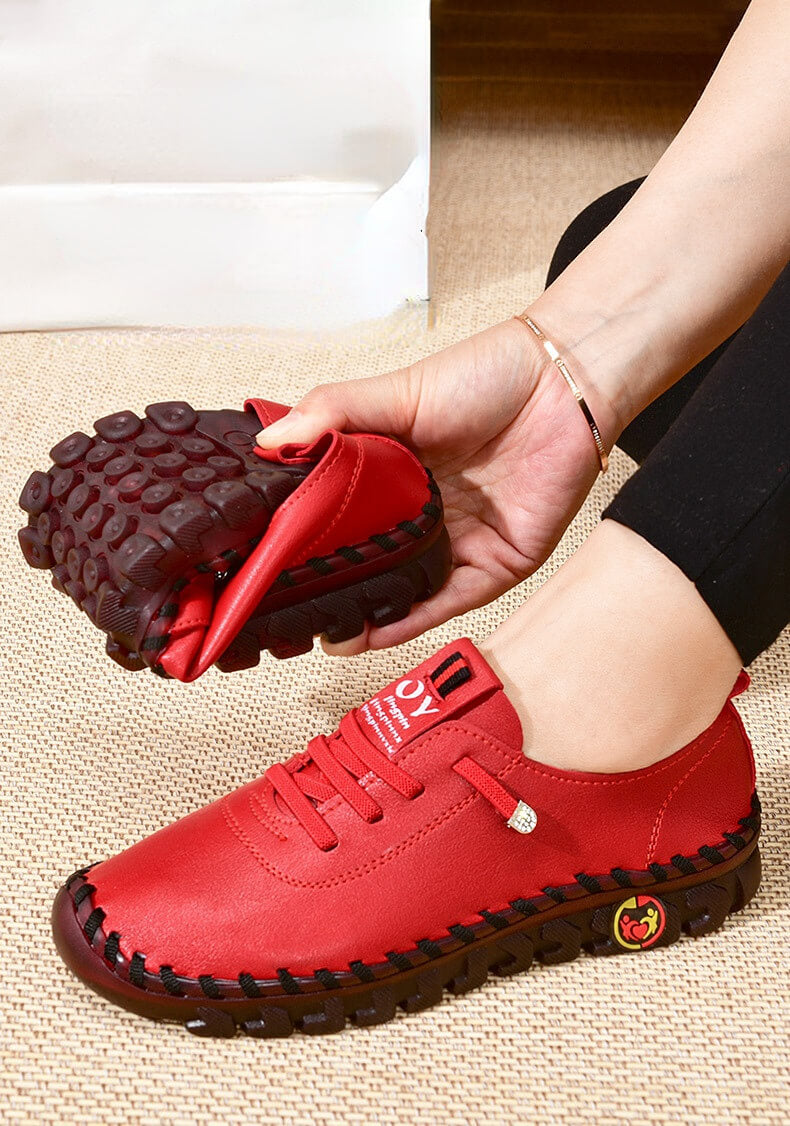 Orthopedische soepele anti-slip sneakers instappers dames Jeecey