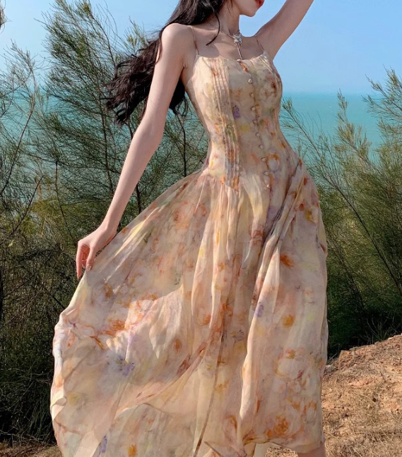 Floral Fairy Tale Dress Cotton Maxi Dress Lucy-melbourne