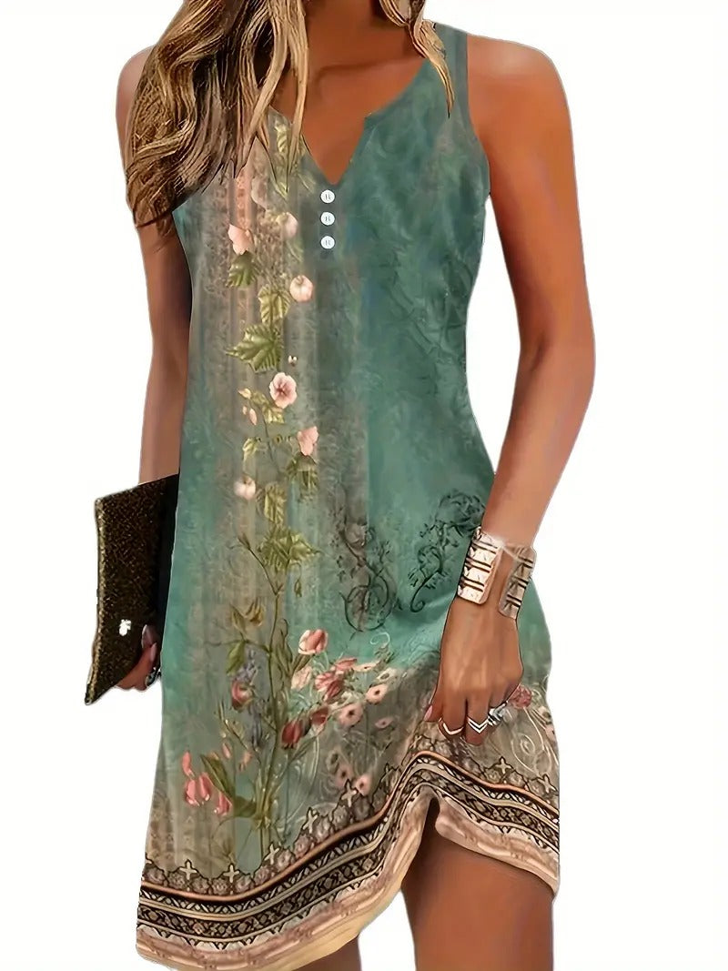 Angela Casual Sleeveless Dress