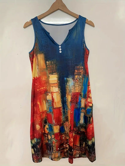 Angela Casual Sleeveless Dress